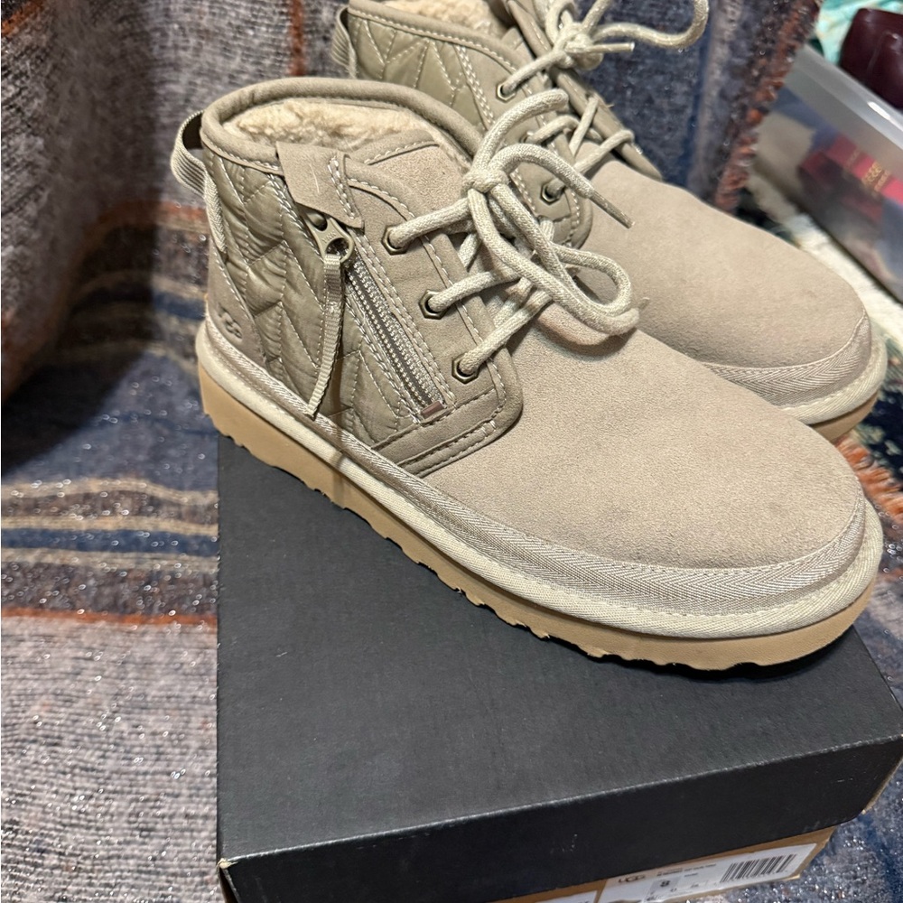 UGG Neumel Zip Quilted Ankle Boots